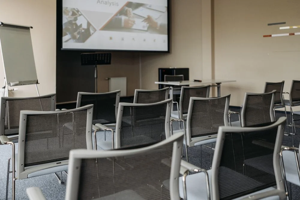 Conference venue seating