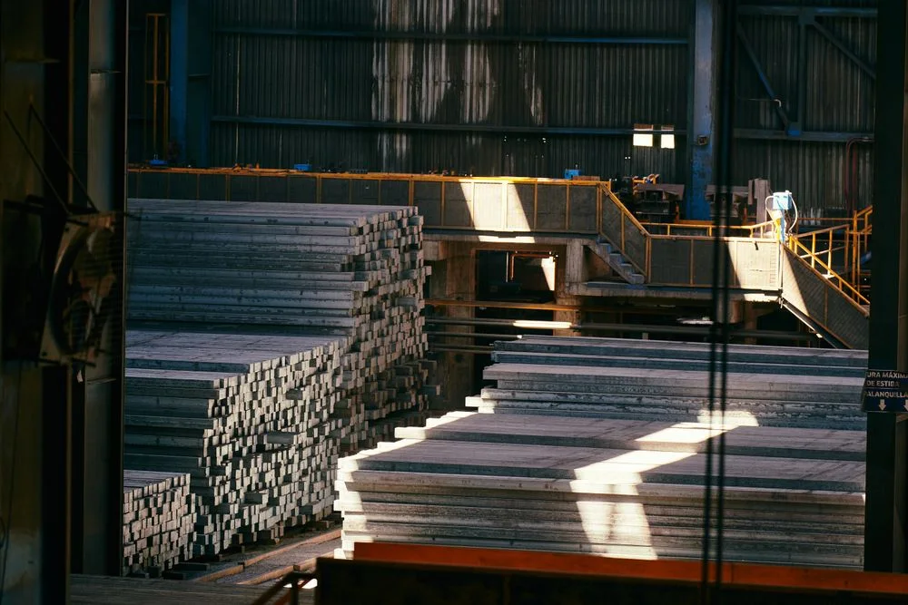 Industrial warehouse interior